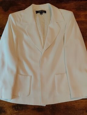 Kasper Cream Single-Breasted Women's Blazer